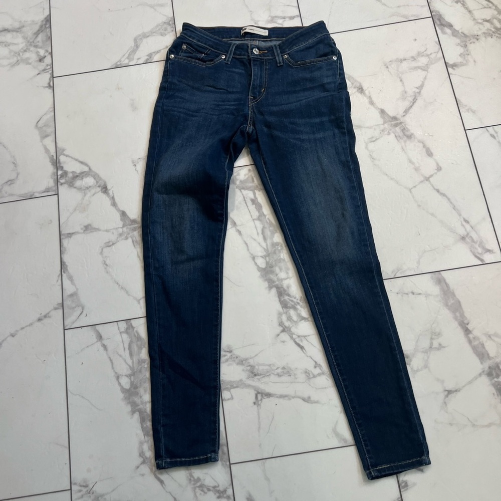 Levi's dark wash Blue Skinny Jeans Premium Denim Fit